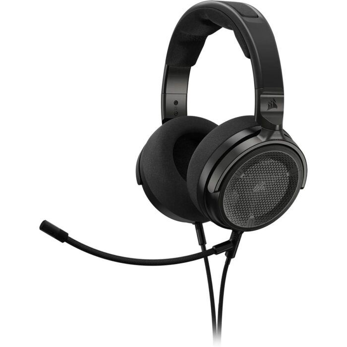 Corsair Virtuoso PRO Wired Open Back Gaming Headset, Detachable Uni-Directional Microphone, 50mm Graphene Drivers, 20Hz-40 kHz Frequency Response - Carbon - Image 2