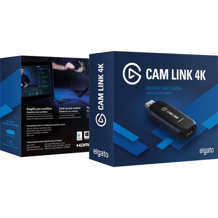 Elgato Cam Link 4K – Compact HDMI Capture Device, USB 3.0 - Image 2